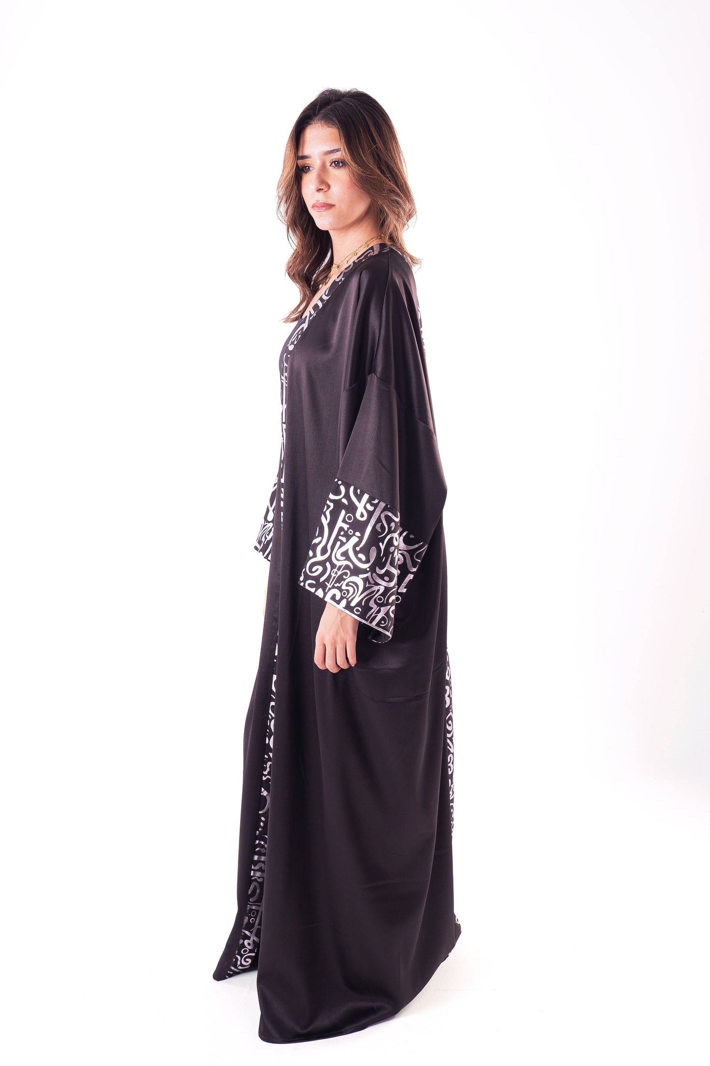 Majesty - Black Silver Kaftan