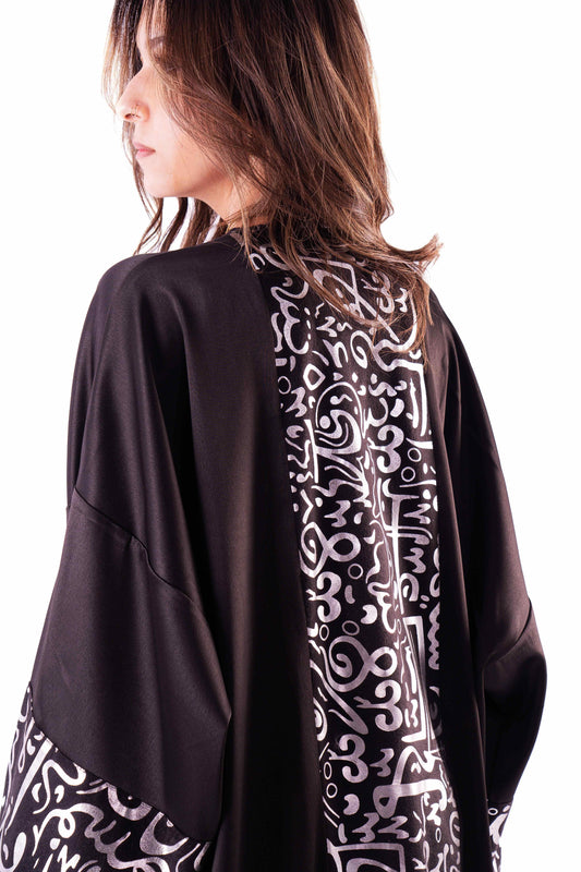 Majesty - Black Silver Kaftan