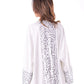 Majesty - White Silver Kaftan