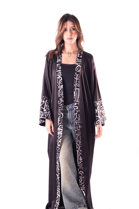 Majesty - Black Silver Kaftan