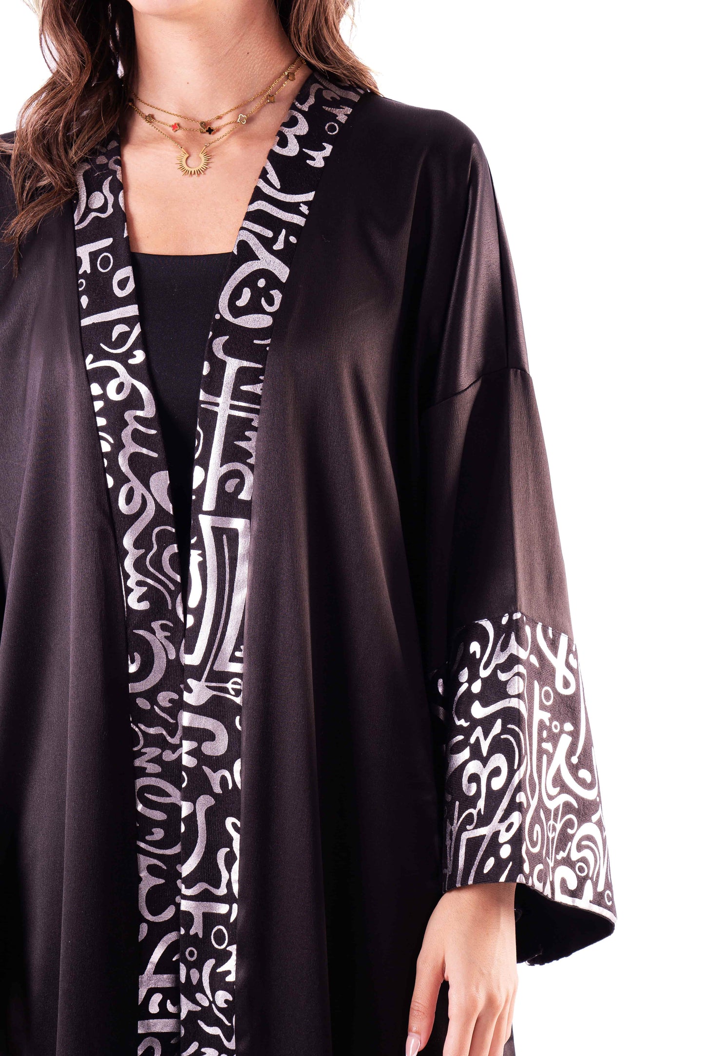 Majesty - Black Silver Kaftan